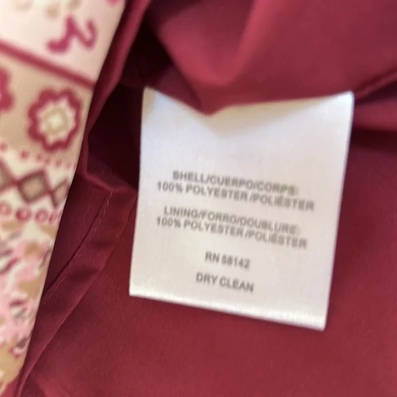 GAL MEETS GLAM Size 14 Maroon combo Liza Carly dress